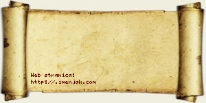 Tamara Kočić vizit kartica